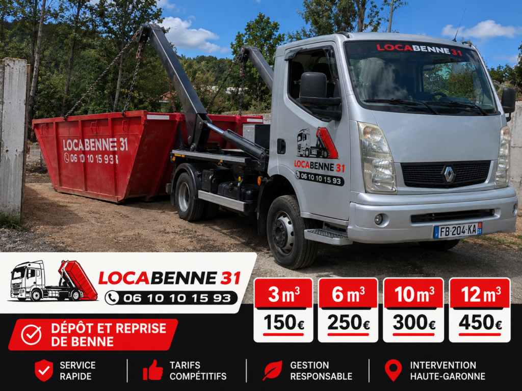 location de benne en Haute-Garonne